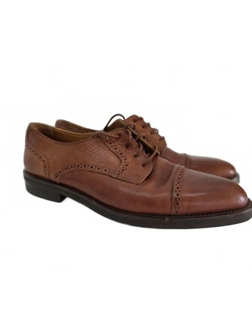 Cole Haan Grand OS Oxford Shoes 4676 brown leather Size 9.5 Preppy Business Work